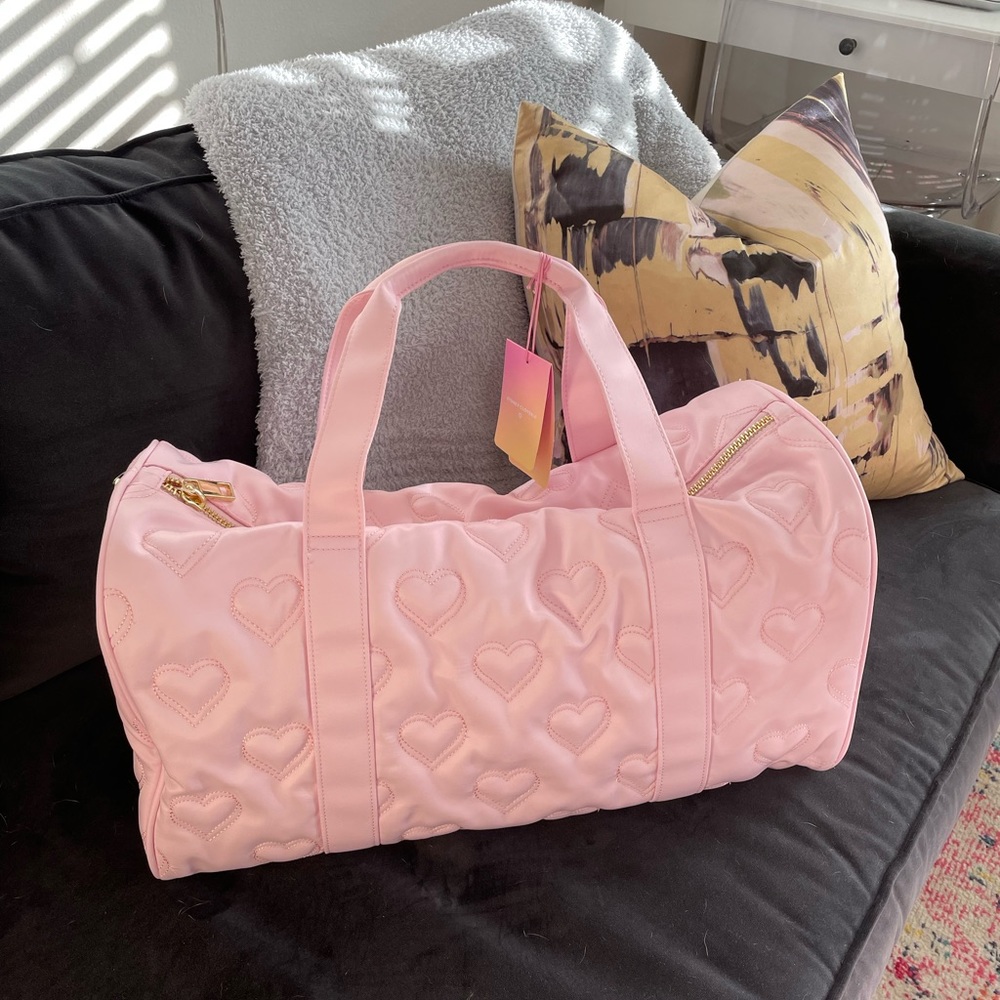 Stoney Clover Lane x Target Duffel Pink Hearts